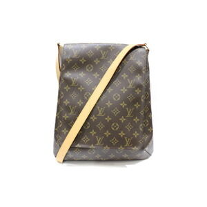 LOUIS VUITTON Musette Monogram Leather Brown Shoulder Bag
